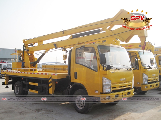 ISUZU Aerial Platform-Front side